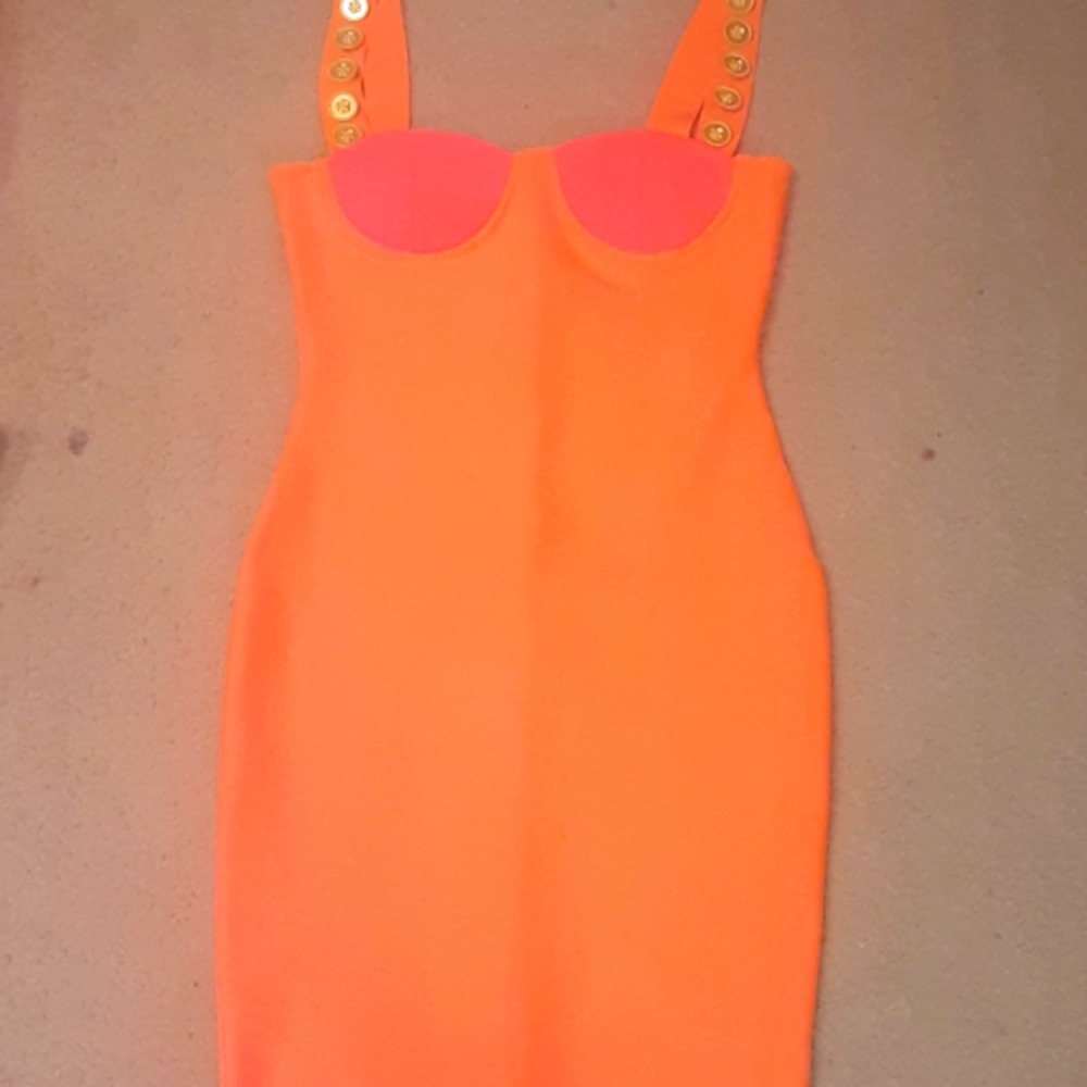 2 Tone Bandage Dress
